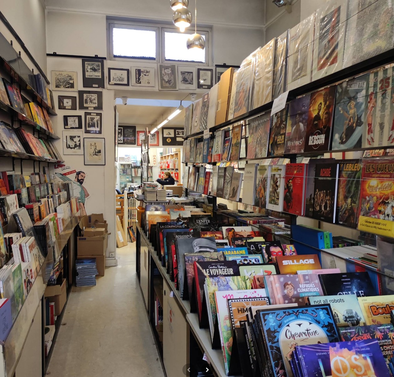 Librairie The Skull - intérieur